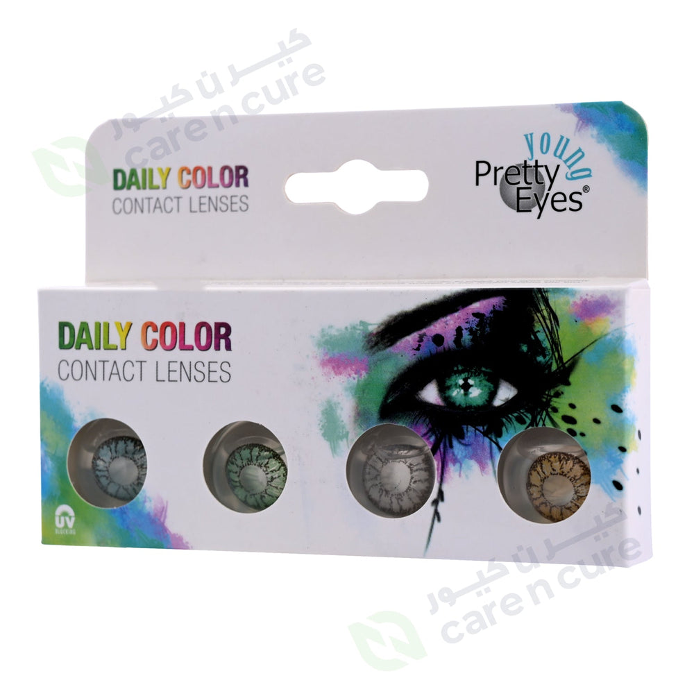 Pretty Eyes Daily Color Lenses Mix 8 Pieces