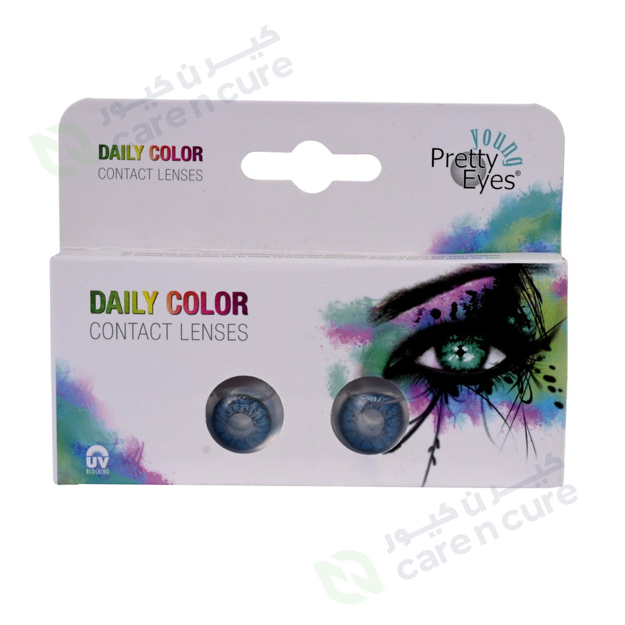 Pretty Eyes Daily Color Lenses '2' Dark Blue