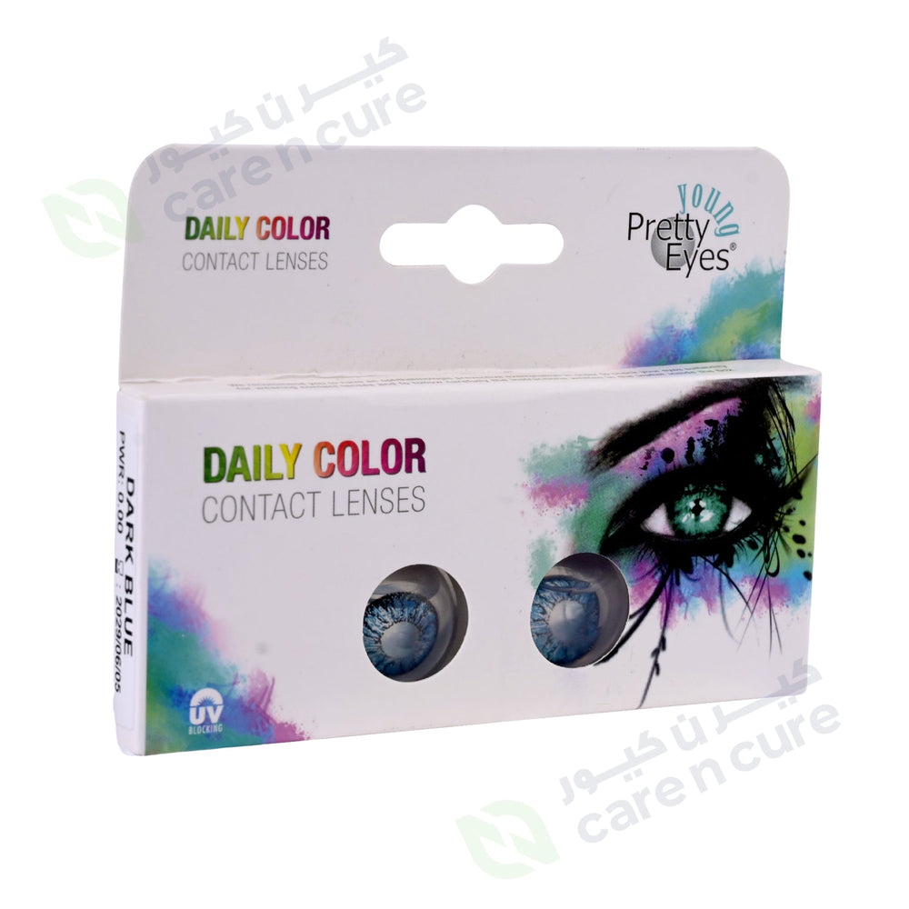 Pretty Eyes Daily Color Lenses '2' Dark Blue