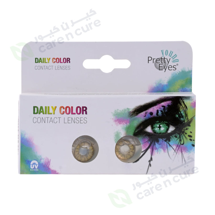 Pretty Eyes Daily Color Lenses '2' Light Hazel