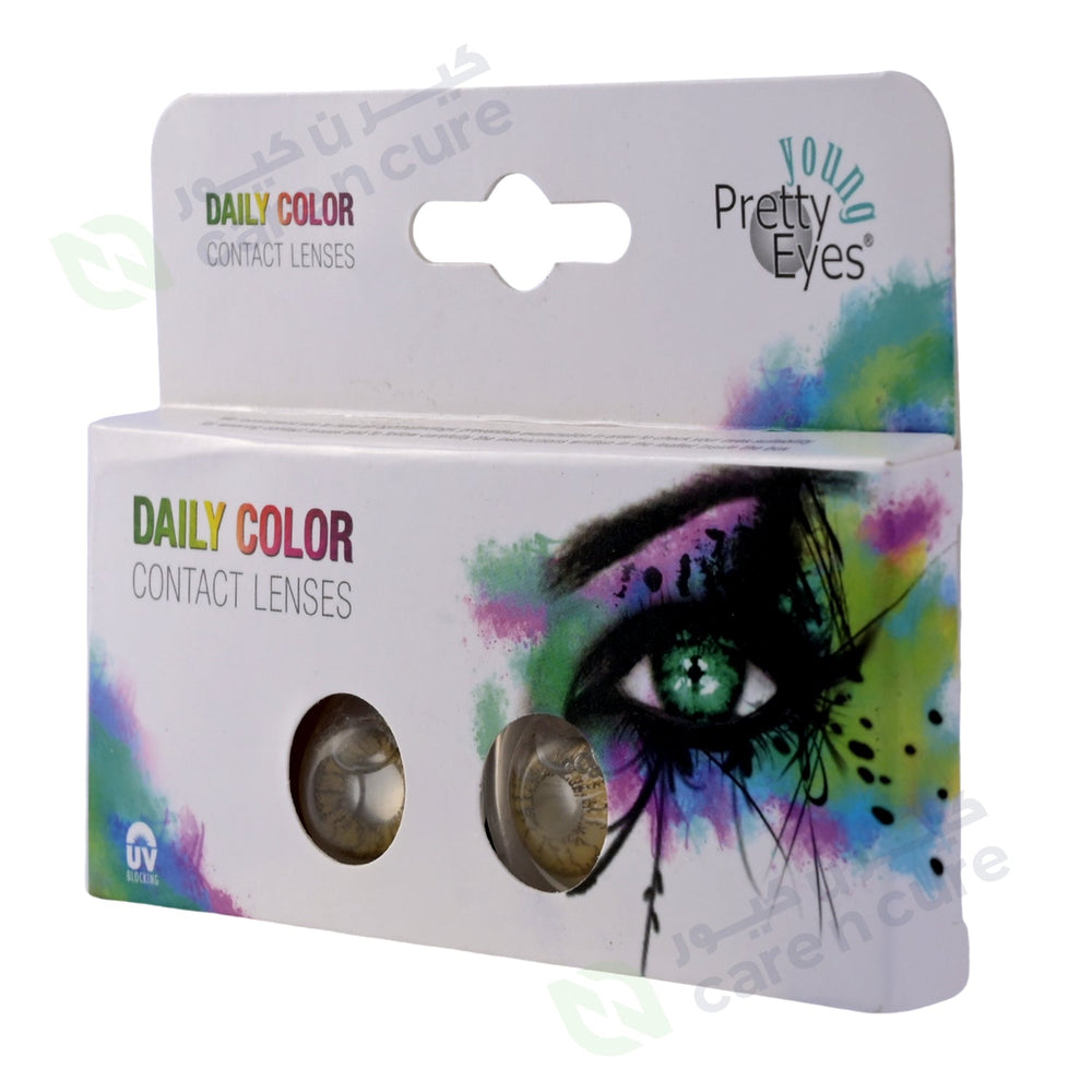 Pretty Eyes Daily Color Lenses '2' Light Hazel