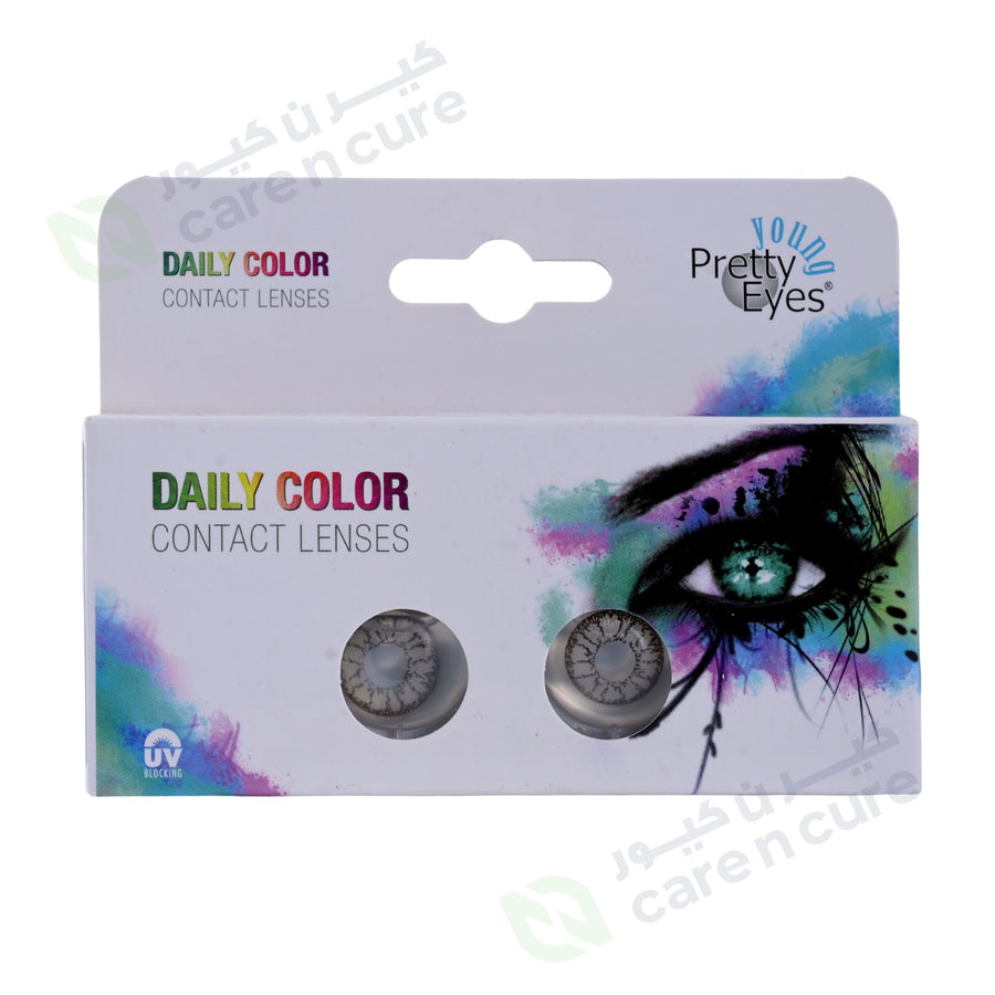Pretty Eyes Daily Color Lenses '2' Pearl Grey