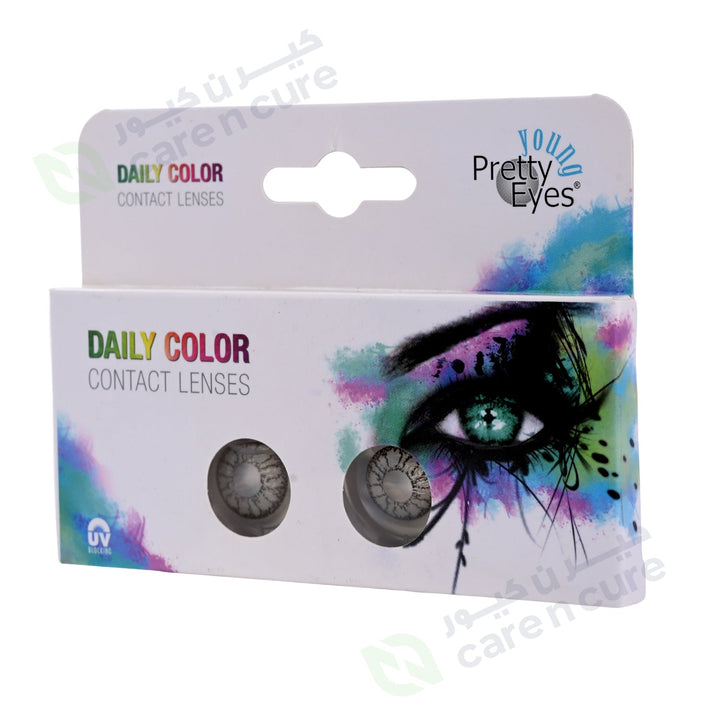 Pretty Eyes Daily Color Lenses '2' Pearl Grey