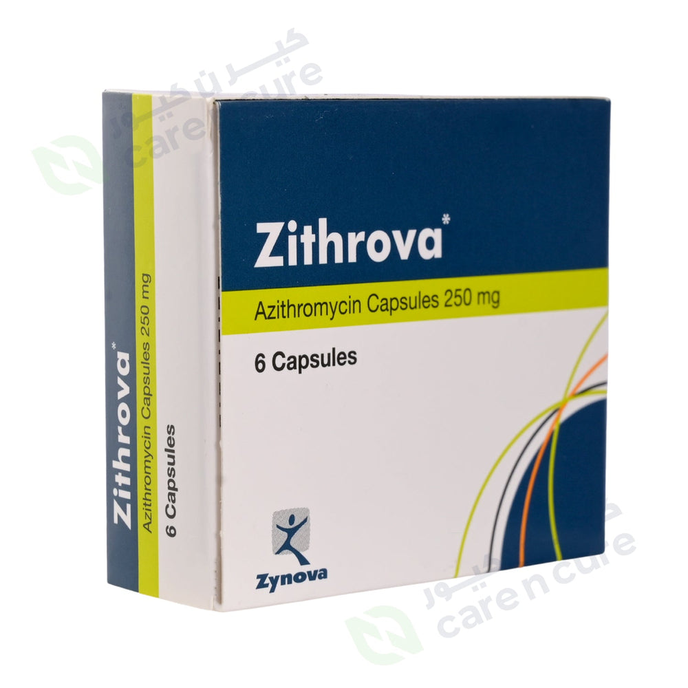 Zithrova 250 mg Capsule 6 Pieces