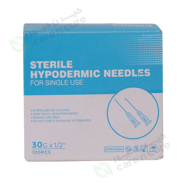 Sterile Hypodermic Needles 30 g 100 Pieces