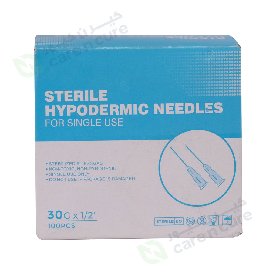 Sterile Hypodermic Needles 30 g 100 Pieces