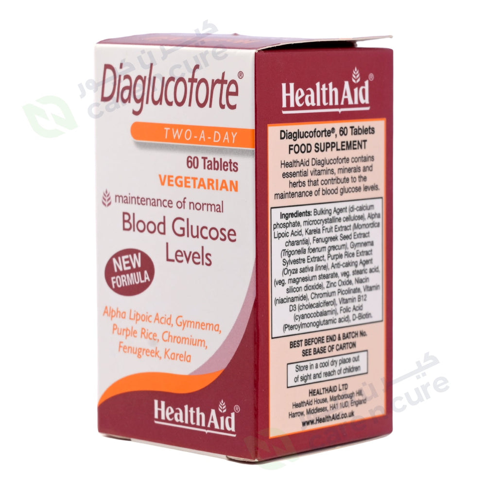 Health Aid Diaglucoforte Tablet 60 Pieces