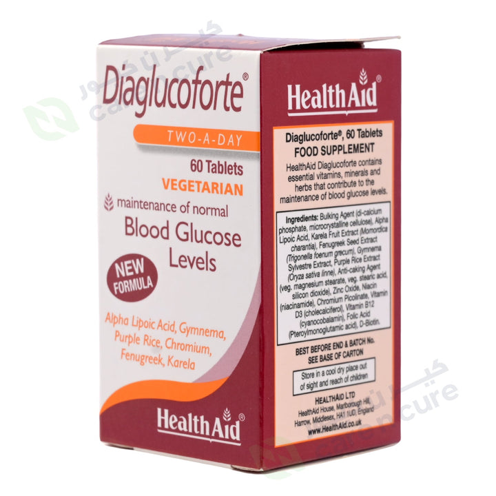 Health Aid Diaglucoforte Tablet 60 Pieces
