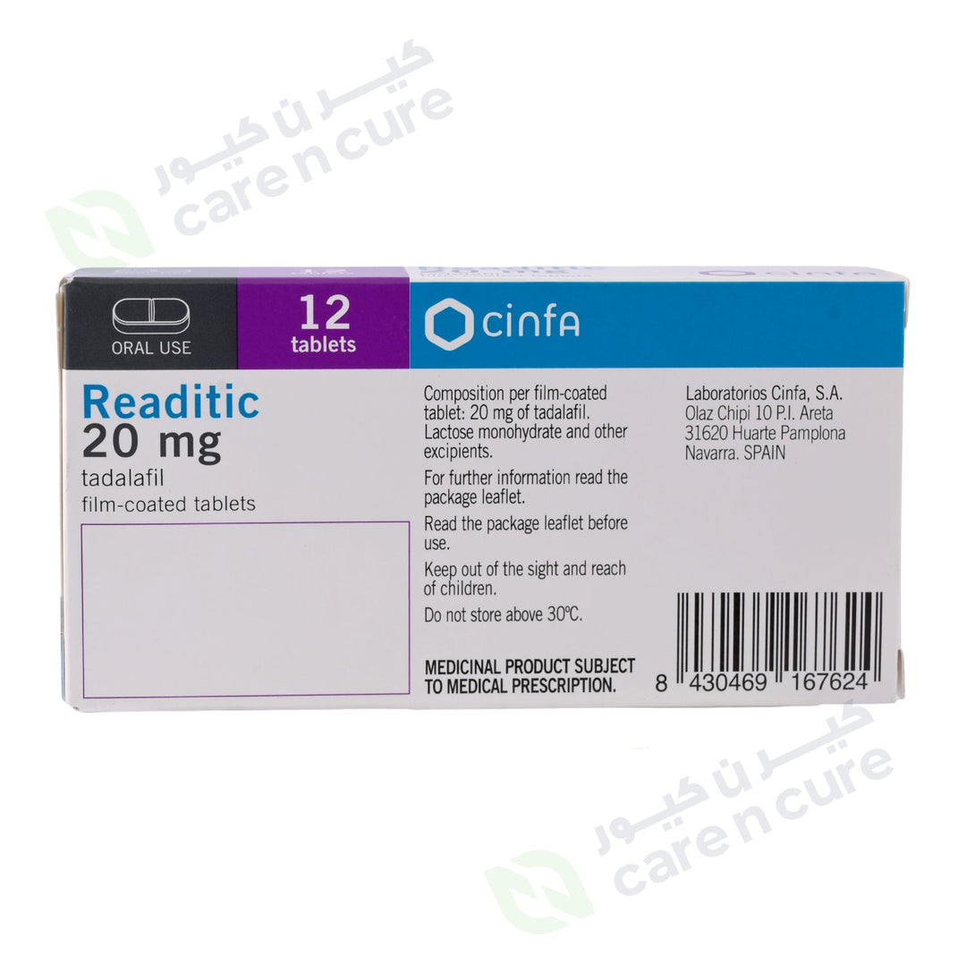 Readitic 20 mg Tablet 12 Pieces (Original Prescription Is Mandatory Upon Delivery)