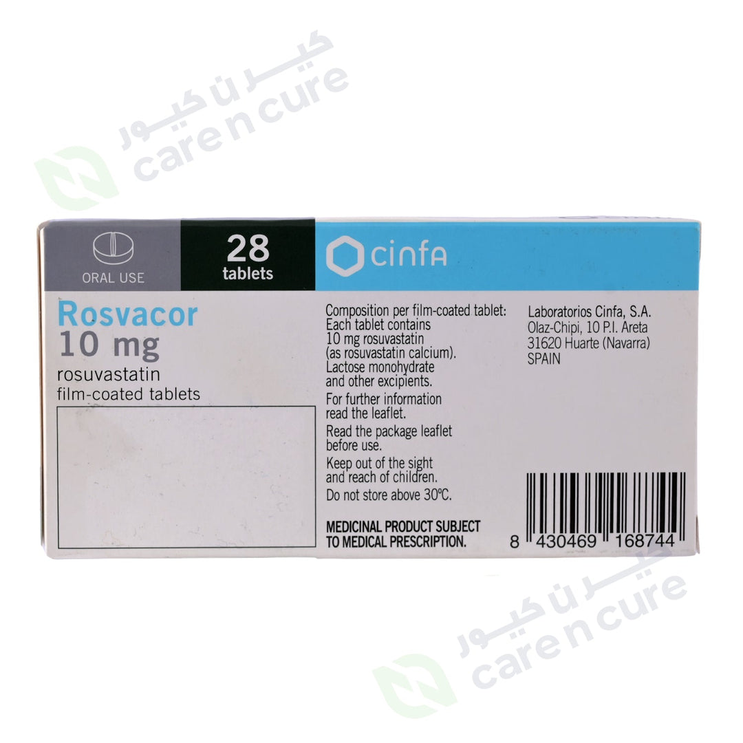 Rosvacor 10 mg Tablet 28 Pieces
