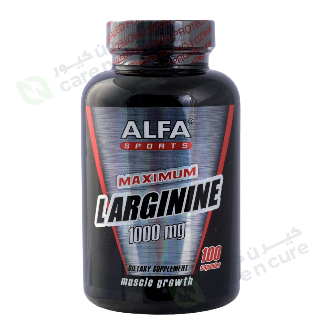 Alfa Sports Maximum L-Arginine 1000 mg Capsule 100 Pieces