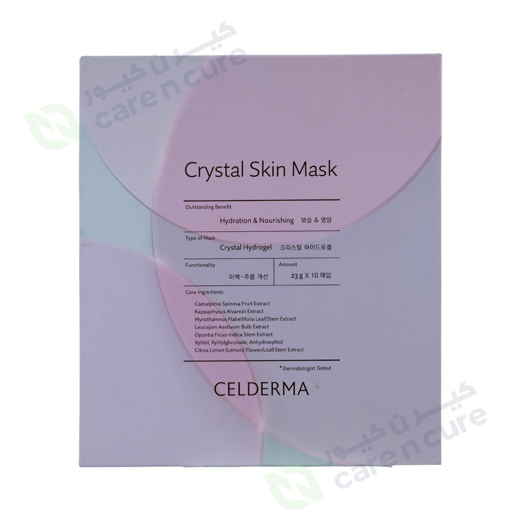 Celderma Crystal Skin Mask 10 Pieces