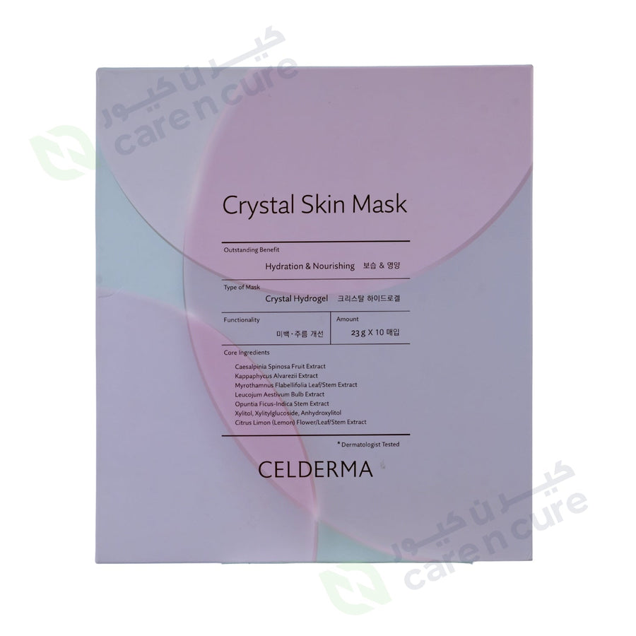 Celderma Crystal Skin Mask 10 Pieces
