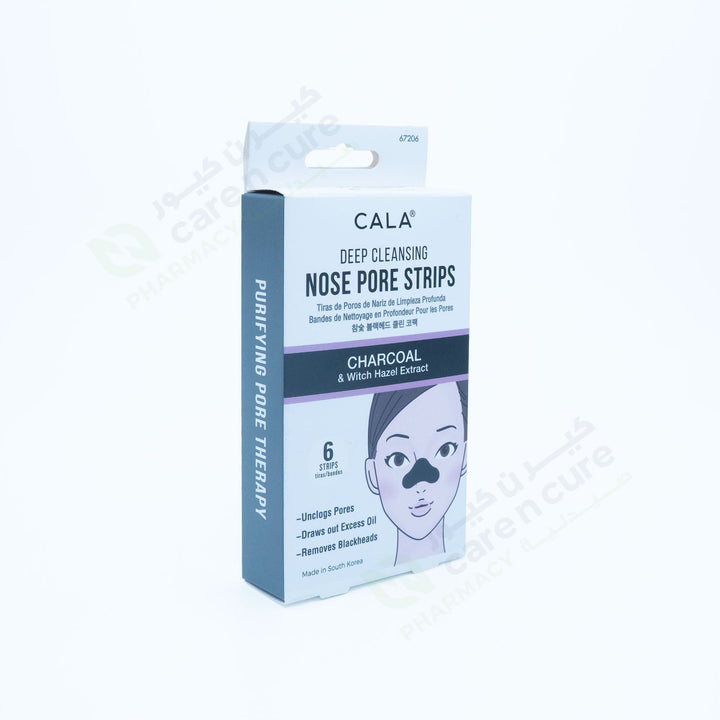 Cala Charcoal Nose Pore Strips (6 Strips) 