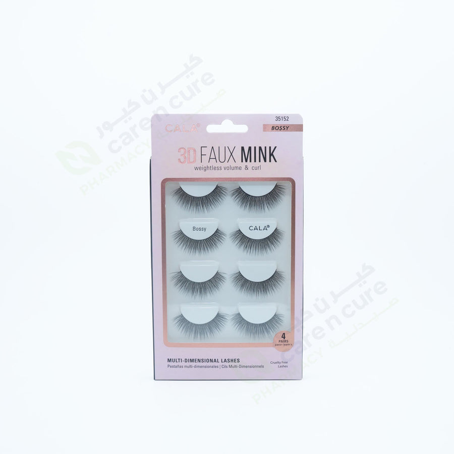 Cala 3D Faux Mink Lashes  Bossy (4 Pairs) 