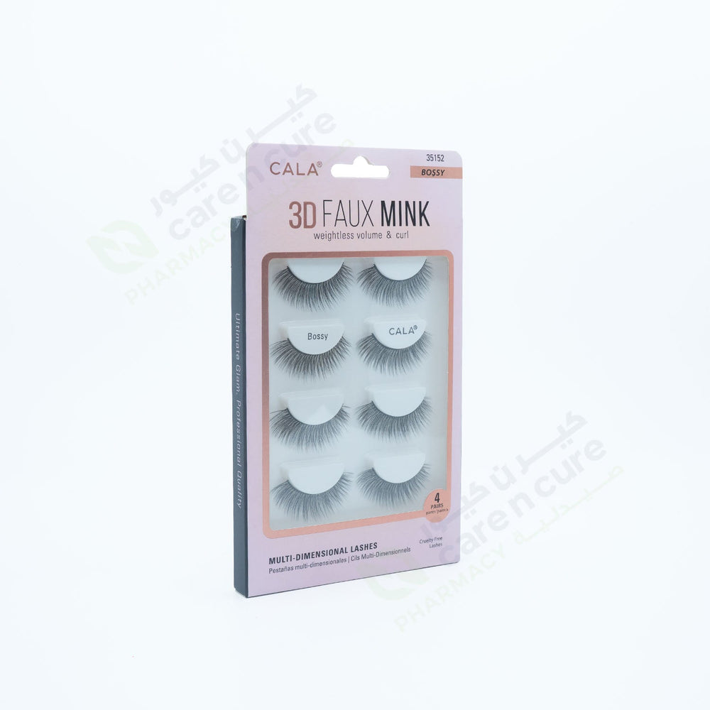 Cala 3D Faux Mink Lashes  Bossy (4 Pairs) 