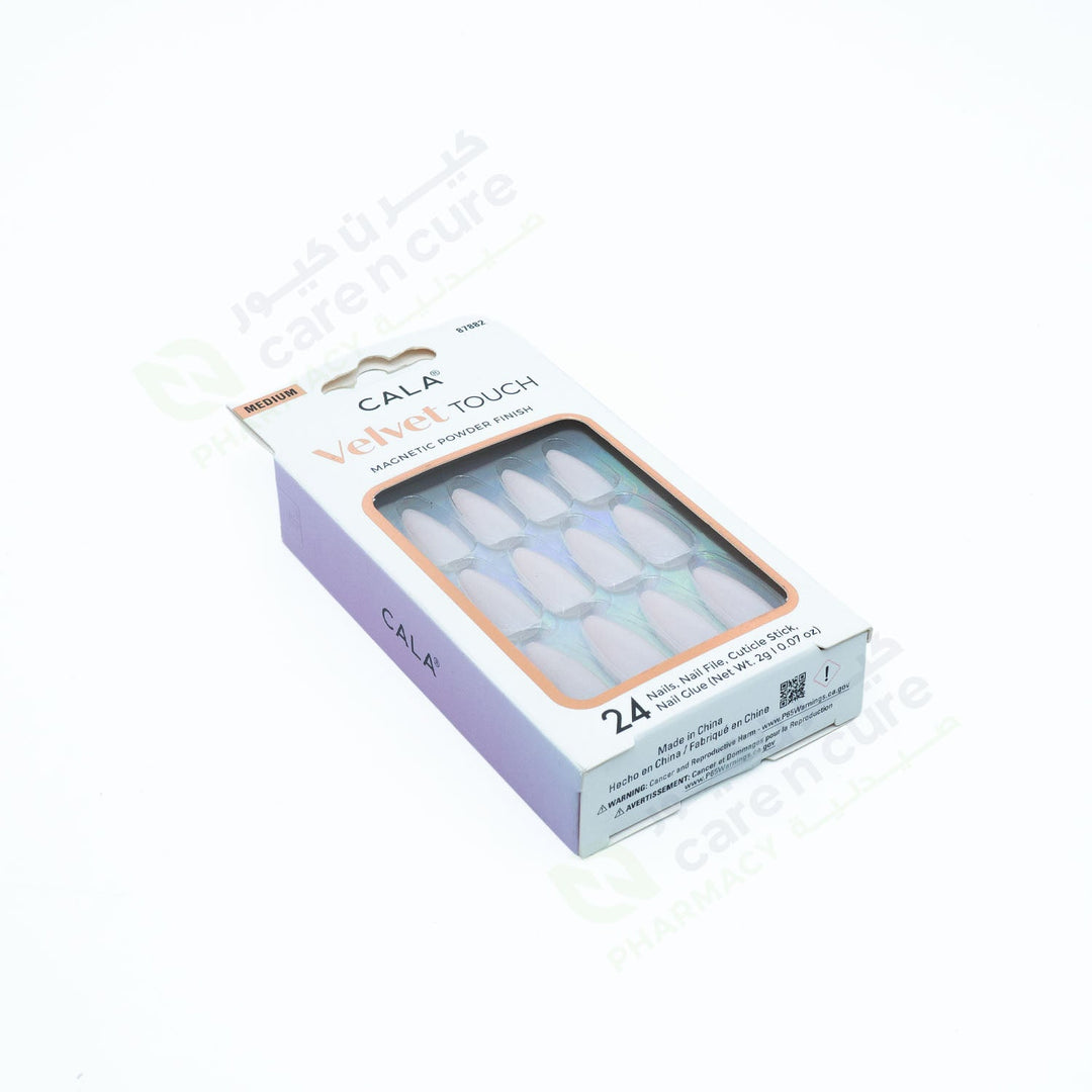Cala Velvet Med Almond Nail Kit Pink Cateye 24 Pieces Cala Velvet Med Almond Nail Kit Pink Cateye 24 Pieces