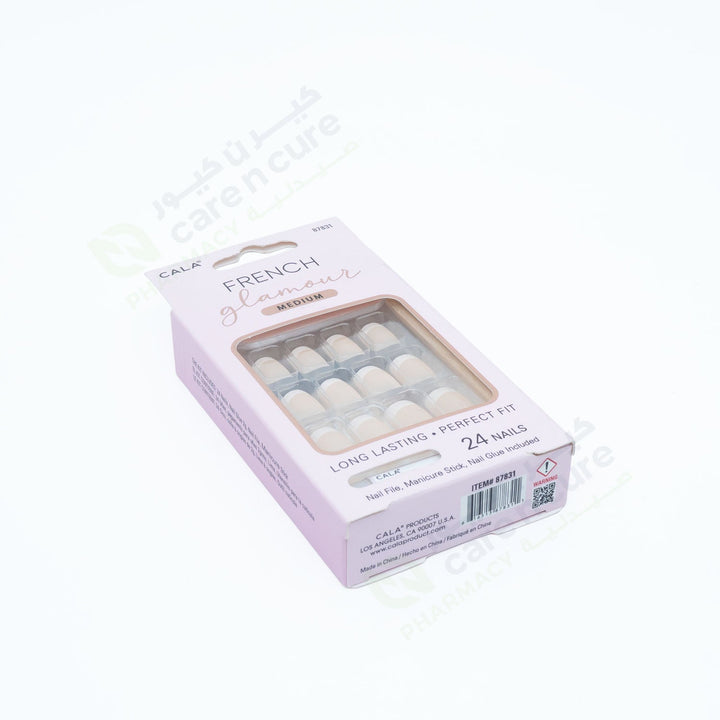 Cala French Glamour Nail Kit 24 Pieces (M) 