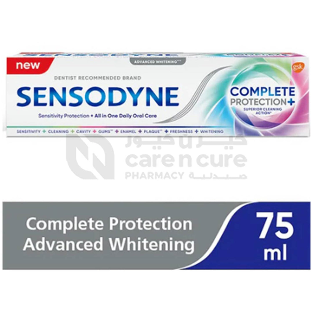 Sensodyne Complete Protection Plus whitening Toothpaste 75ml