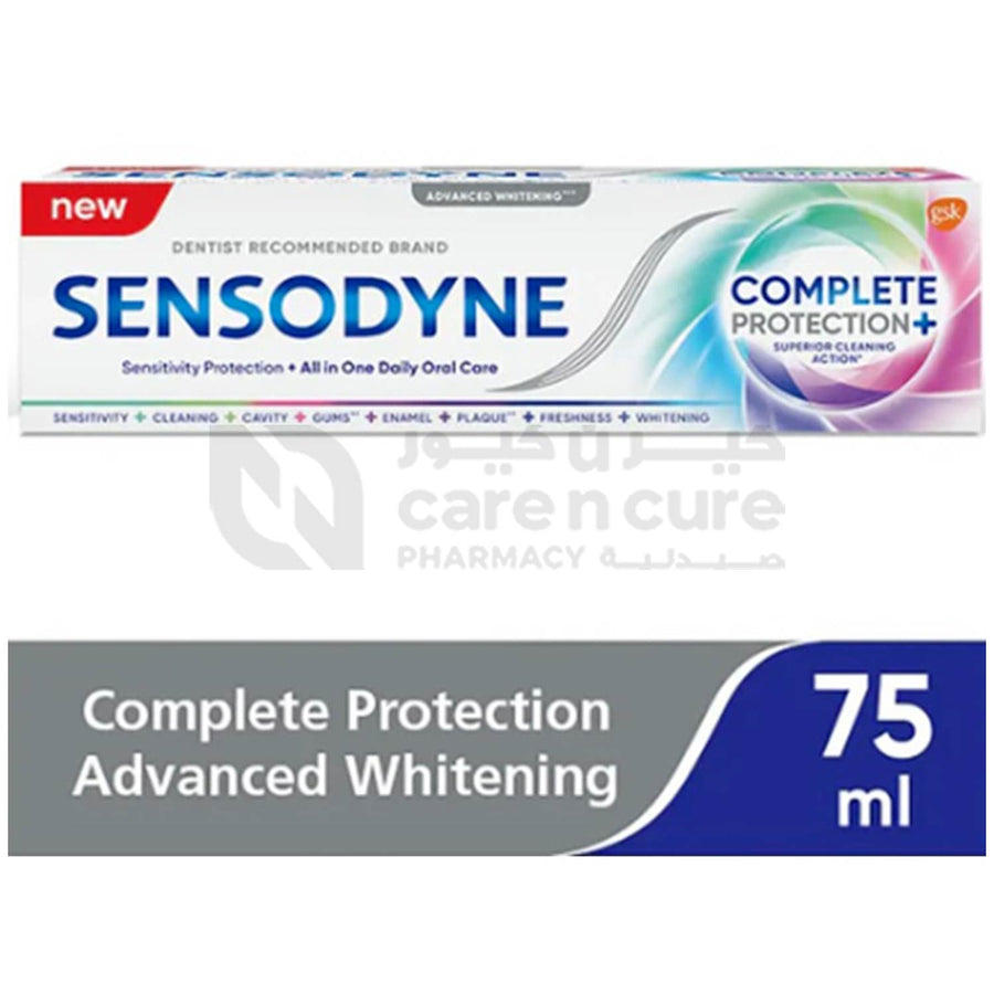 Sensodyne Complete Protection Plus whitening Toothpaste 75ml