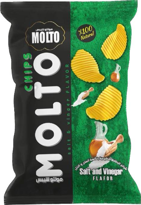 Molto Potato Salt & Vinegar 70 gm