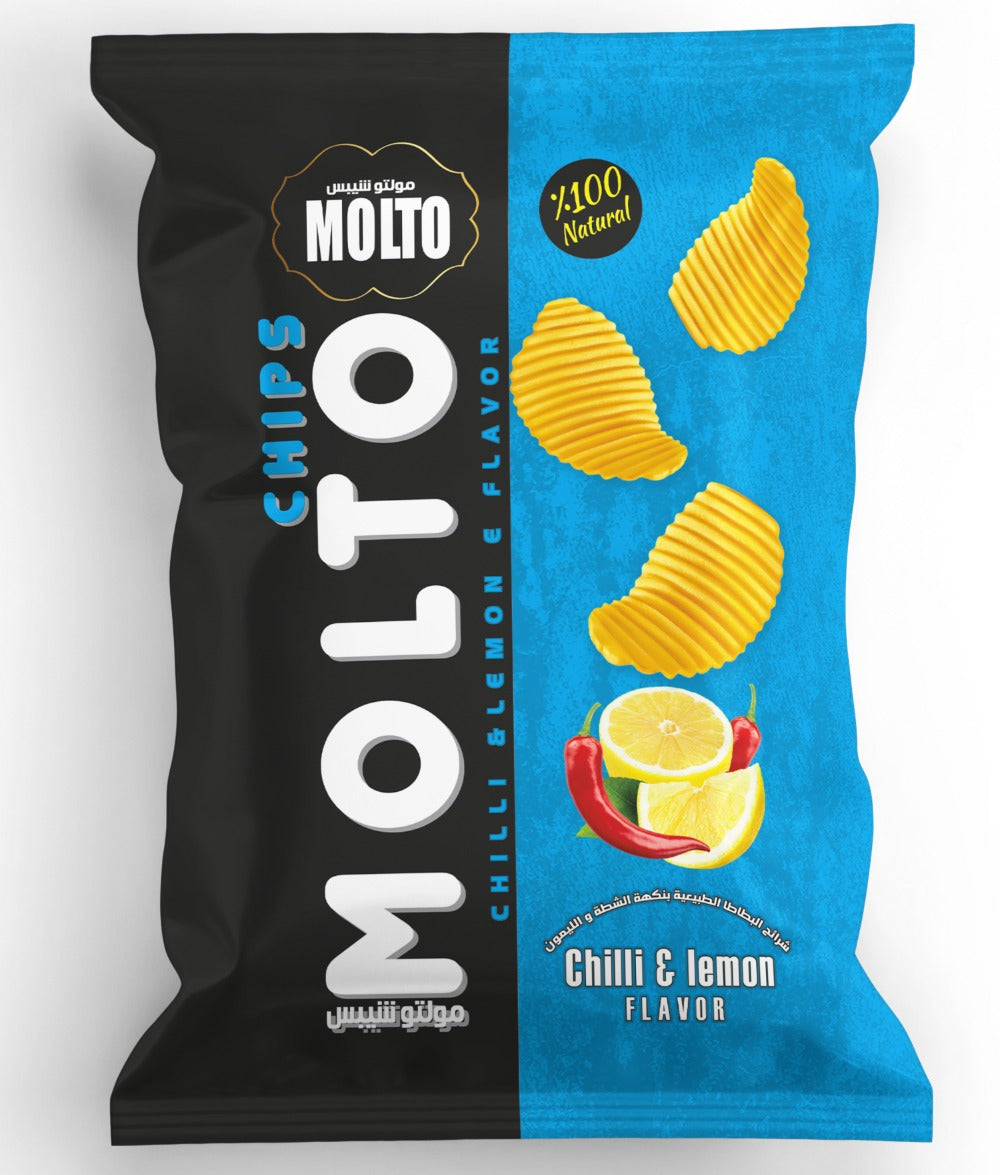 Molto Potato Chilli & Lemon 70 gm