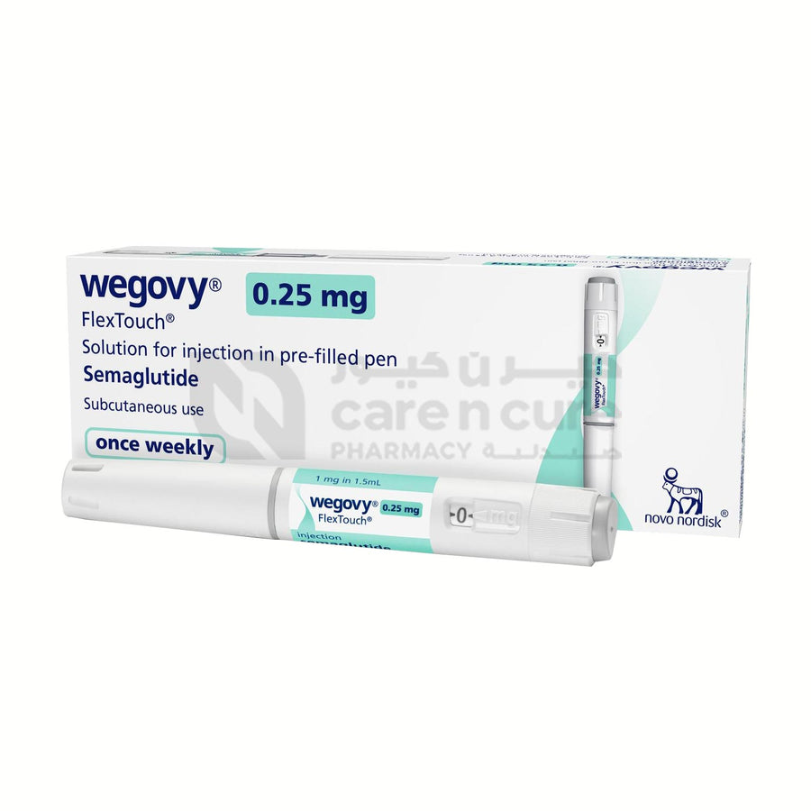 Wegovy 0.25mg Solution For Injection In Pre-Filled Pen 1.5ml 1 Piece