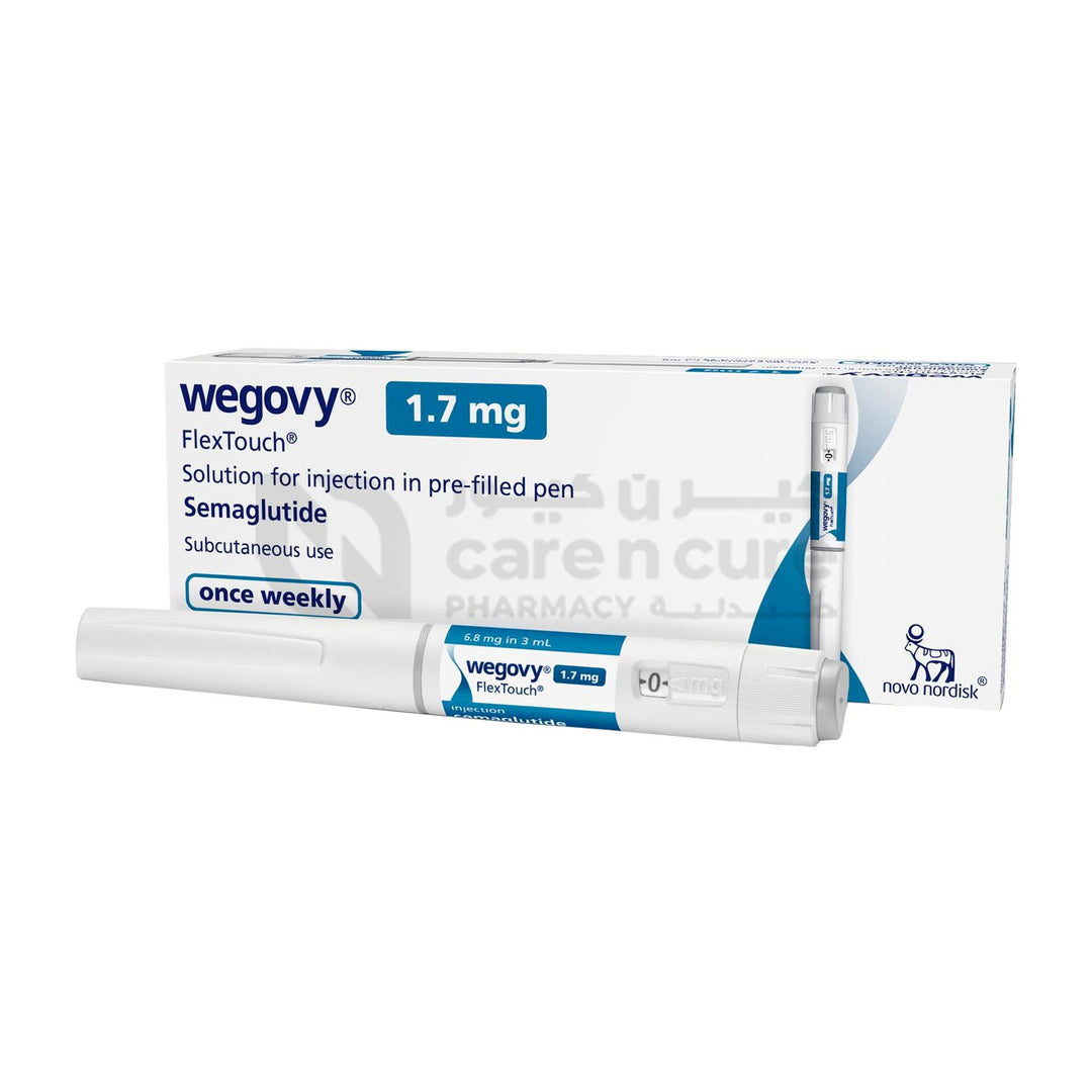 Wegovy 1.7mg Solution For Injection In Pre-Filled Pen 3ml 1 Piece