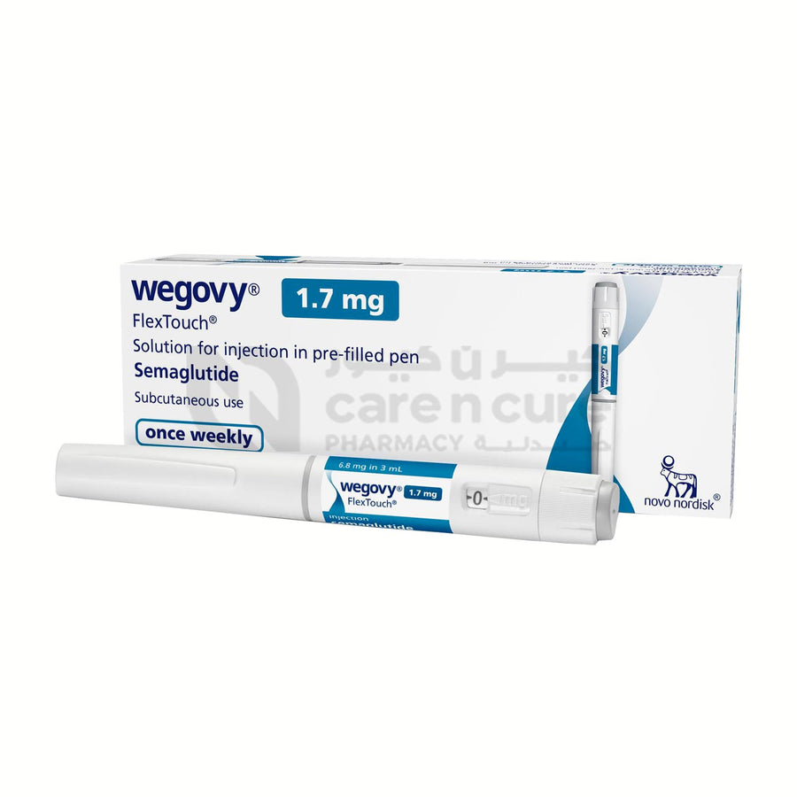 Wegovy 1.7mg Solution For Injection In Pre-Filled Pen 3ml 1 Piece