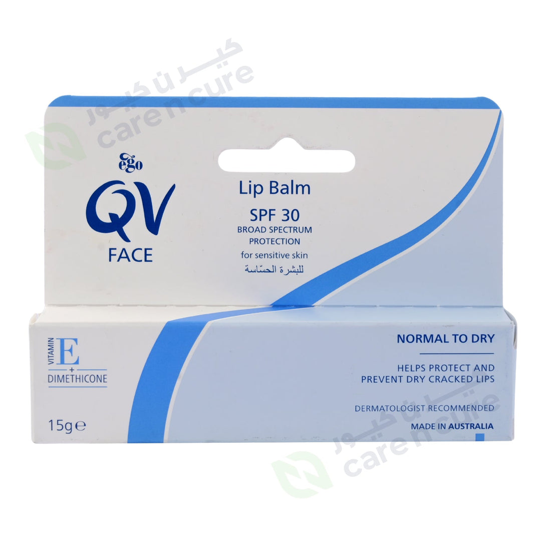 Qv Face Lip Balm Spf30 15g Qv Face Lip Balm Spf30 15g