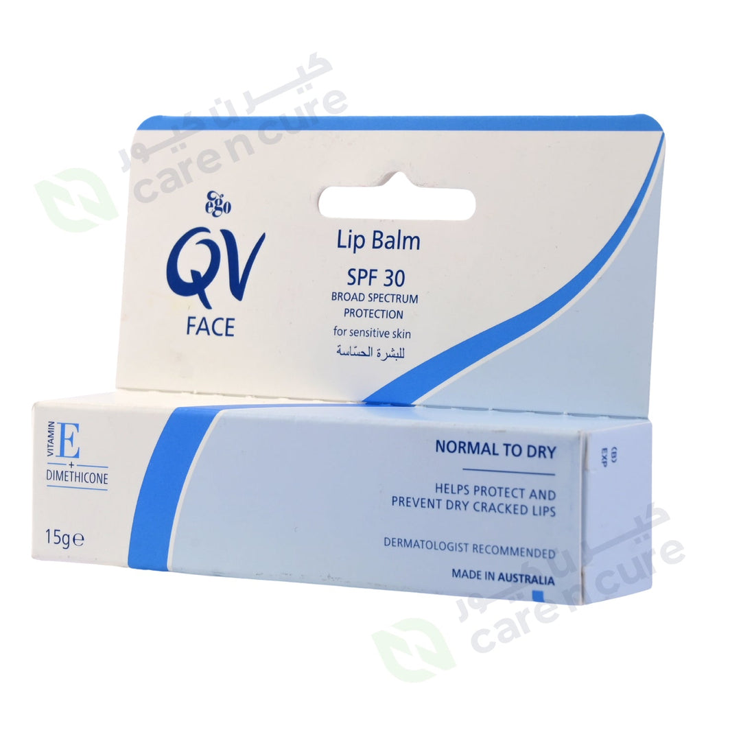 Qv Face Lip Balm Spf30 15g Qv Face Lip Balm Spf30 15g