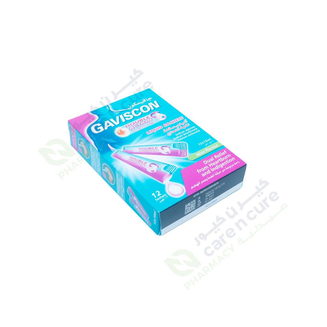 Gaviscon Double Action Mint Sachet 12 Pieces