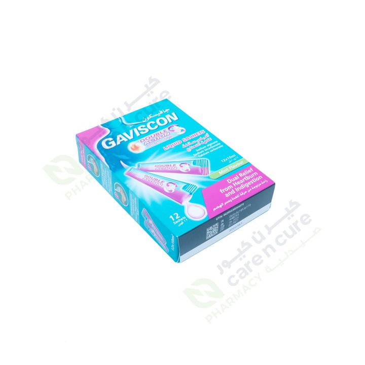 Gaviscon Double Action Mint Sachet 12 Pieces