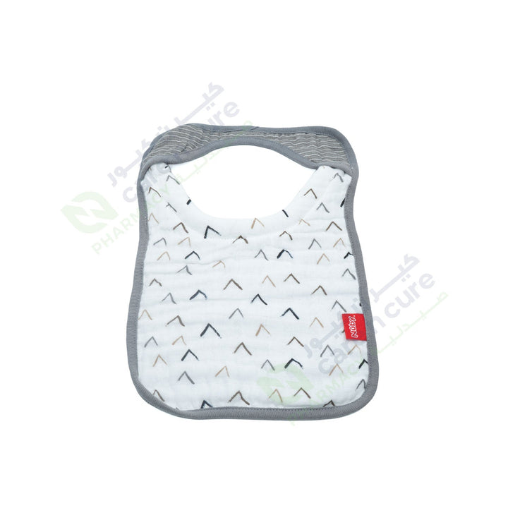 Nuby Bib Cotton With Padded Collar 