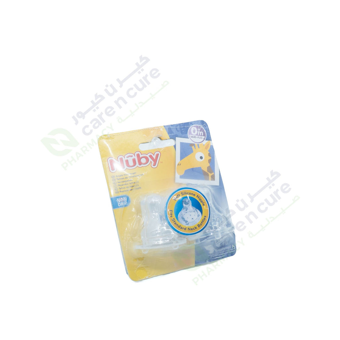 Nuby Nipple Standard Neck 2 Pcs Nuby Nipple Standard Neck 2 Pcs