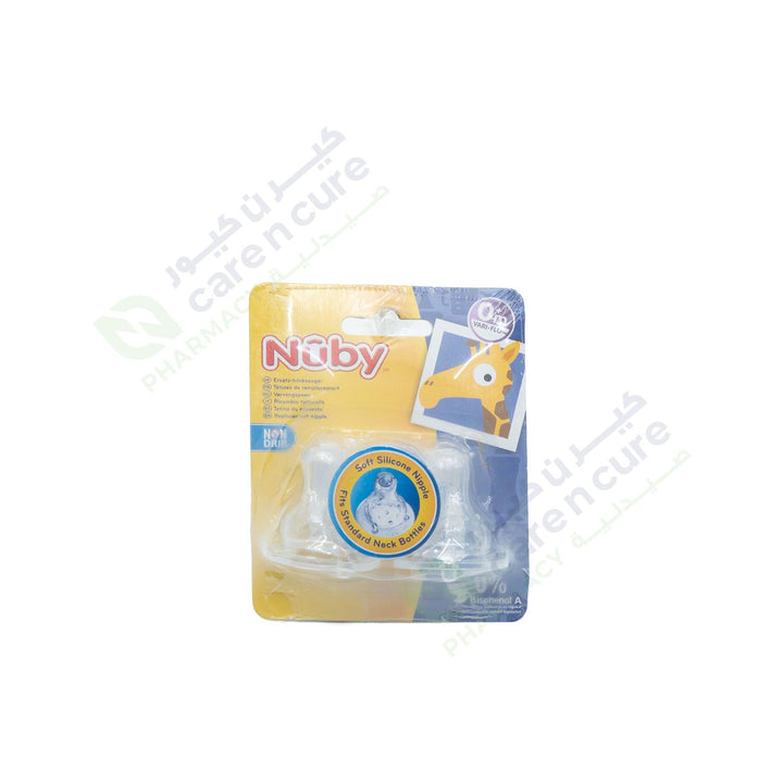 Nuby Nipple  Standard Neck 2 Pcs 