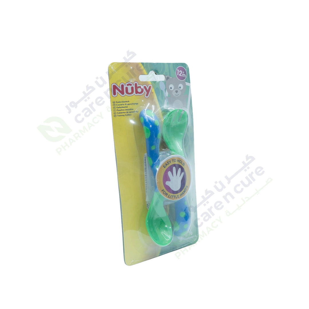 Nuby Cutlery Training 2 Pcs 12 M+ Nuby Cutlery Training 2 Pcs 12 M+