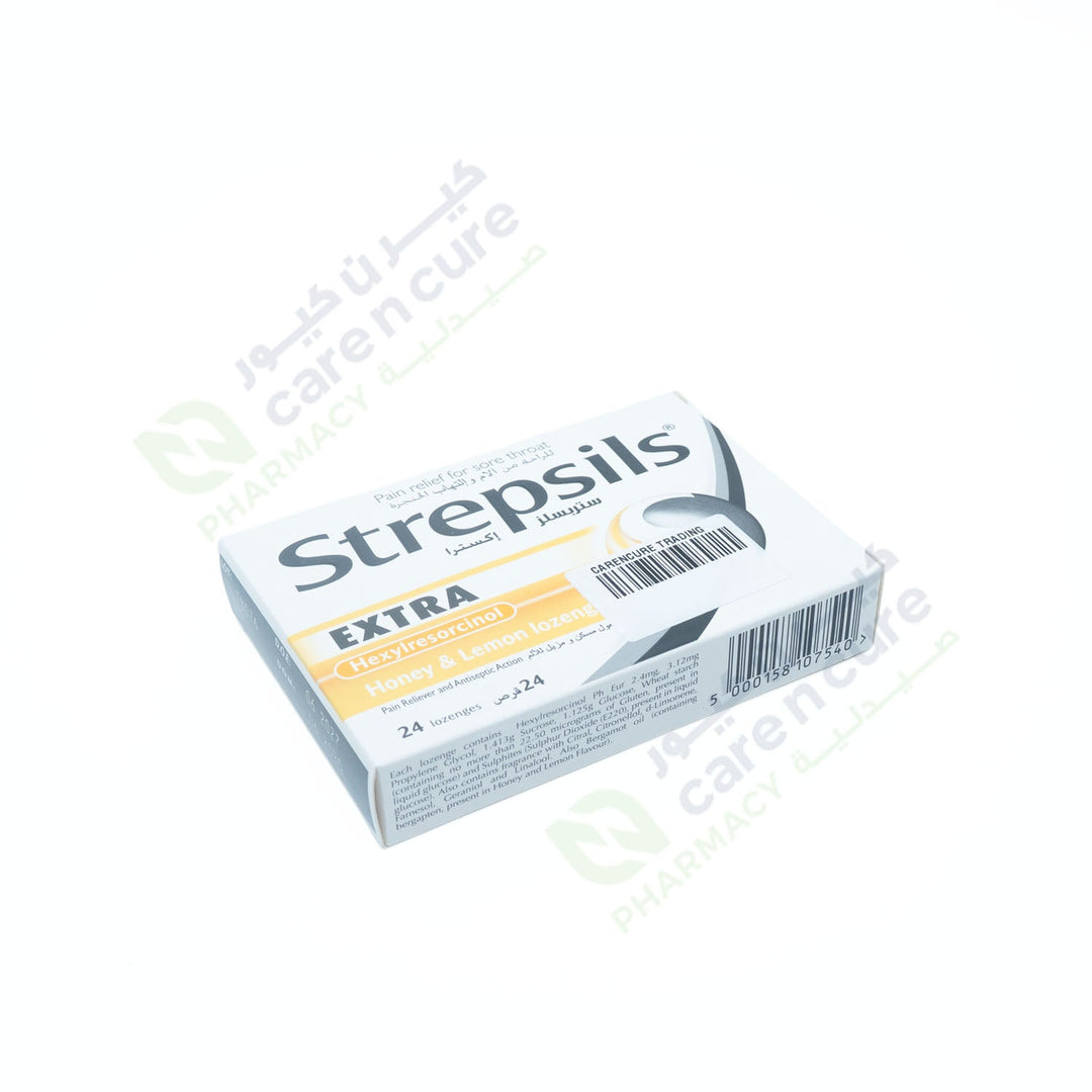 Strepsils Extra Honey Lemon Loz 24 Pieces