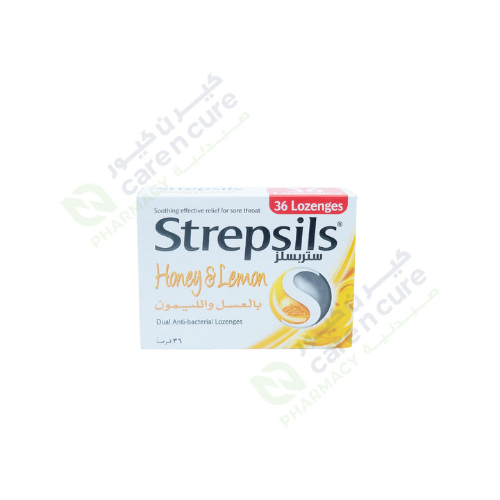 Strepsils Extra Honey Lemon Loz 36' Pieces