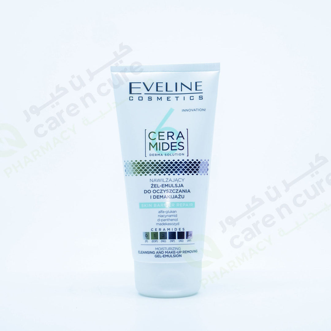 Eveline 6 Ceramides Moist Cleans And Make-Up Removing Gel 150ml