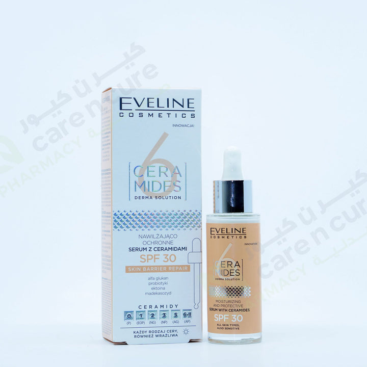 Eveline 6 Ceramides Moist And Protec Serum Spf 30 30ml