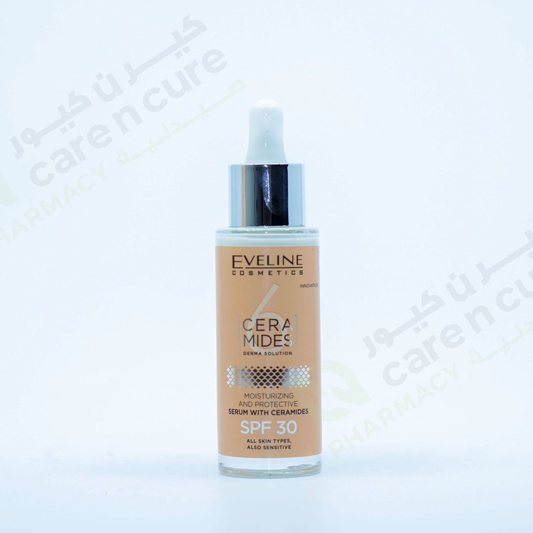 Eveline 6 Ceramides Moist And Protec Serum Spf 30 30ml
