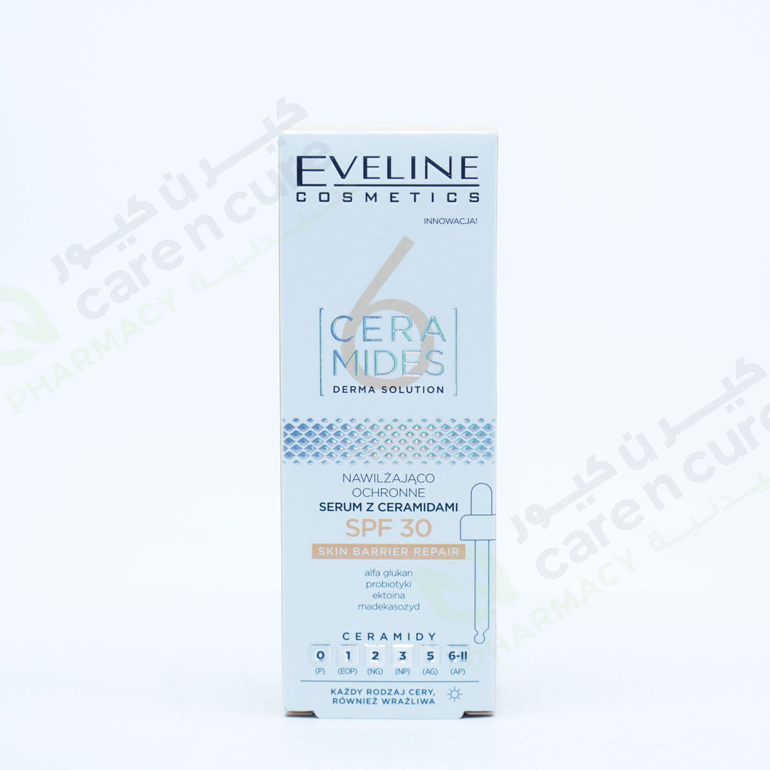 Eveline 6 Ceramides Moist And Protec Serum Spf 30 30ml