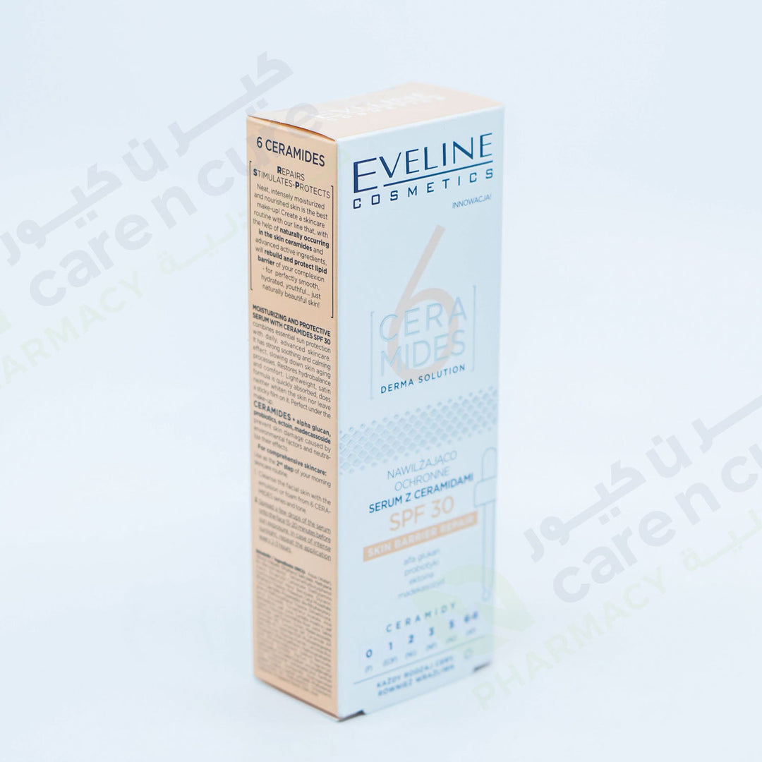Eveline 6 Ceramides Moist And Protec Serum Spf 30 30ml