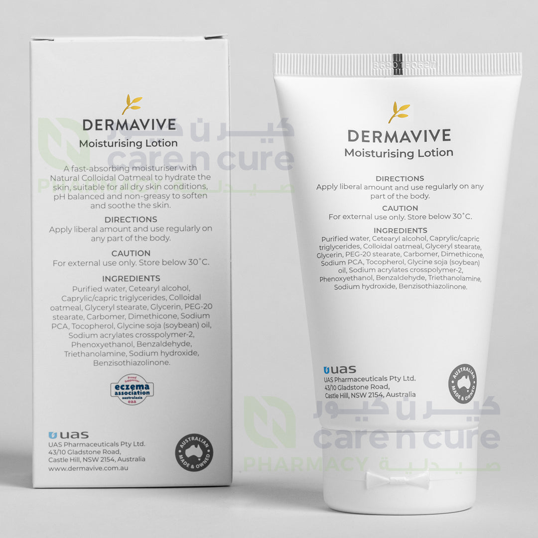 Dermavive Colloidal Oatmeal Moisturising Lotion 120ml