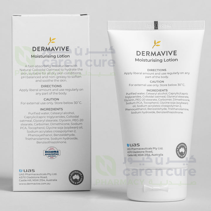 Dermavive Colloidal Oatmeal Moisturising Lotion 120ml