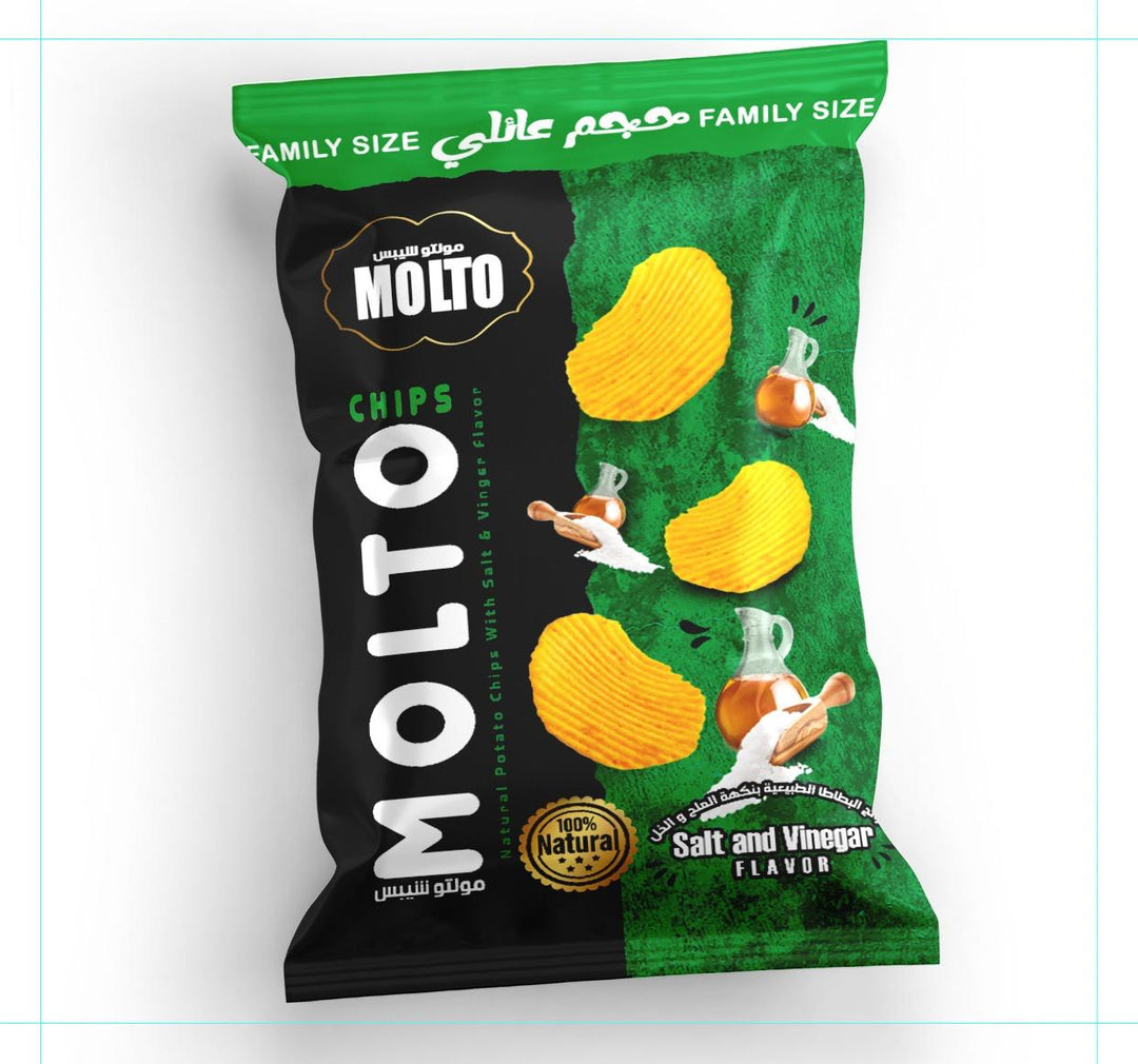 Molto Potato Salt & Vinegar 160 gm