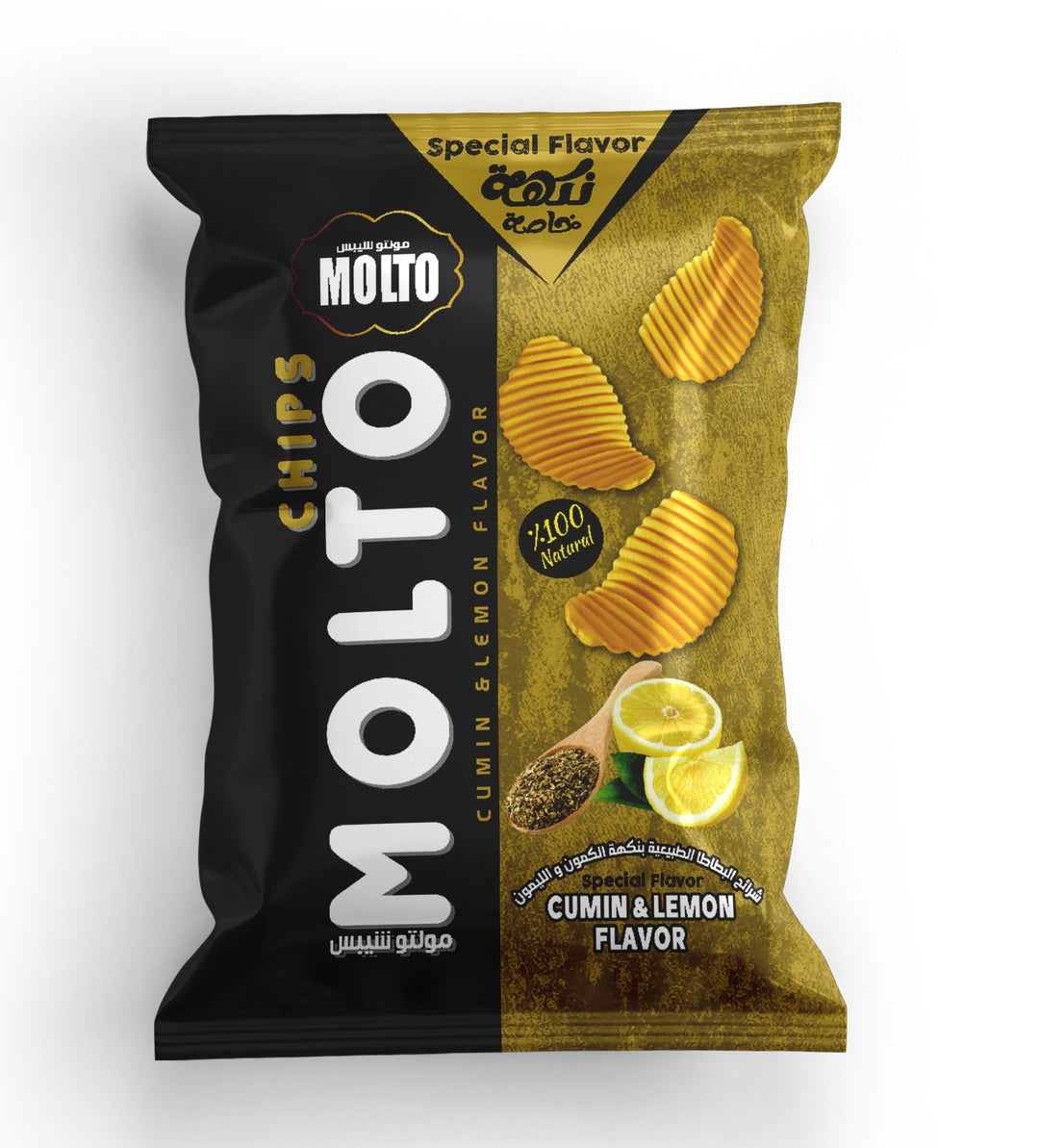 Molto Potato Cumin & Lemon 70 gm Molto Potato Cumin & Lemon 70 gm