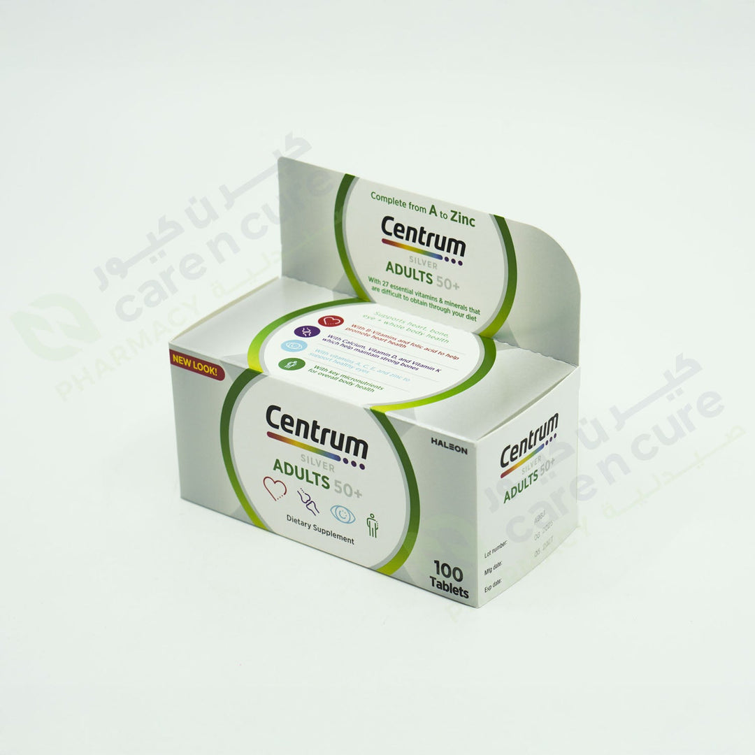 Centrum Silver Adults 50+ Tablets 100 Pieces