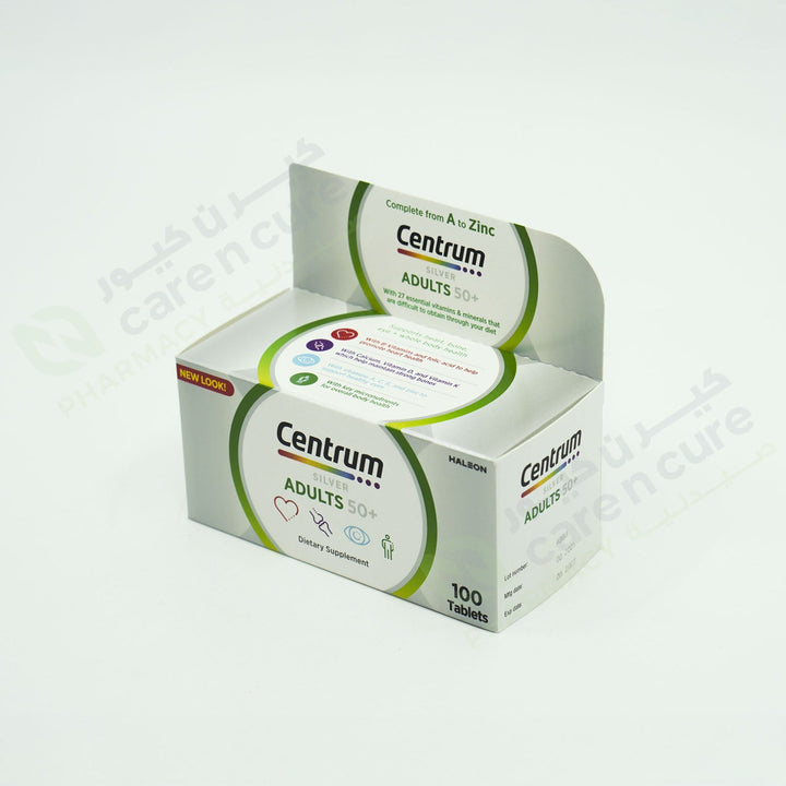 Centrum Silver Adults 50+ Tablets 100 Pieces